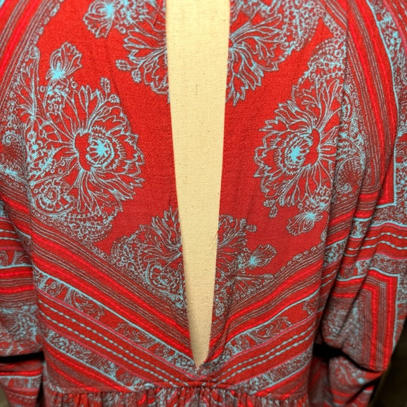 Free People Walking on a Dream cut out choker tunic top - Size M - Picture 7 of 13